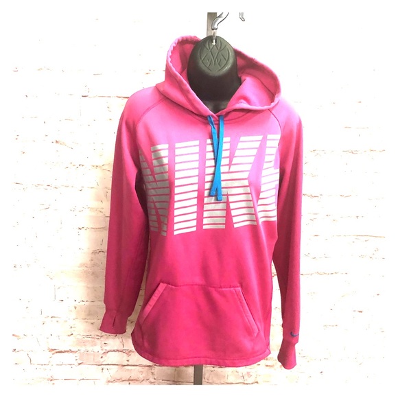 Nike Tops - Nike thermafit hoodie fleece lined med